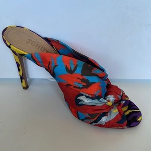 Schutz Colourful Multicolor Mules